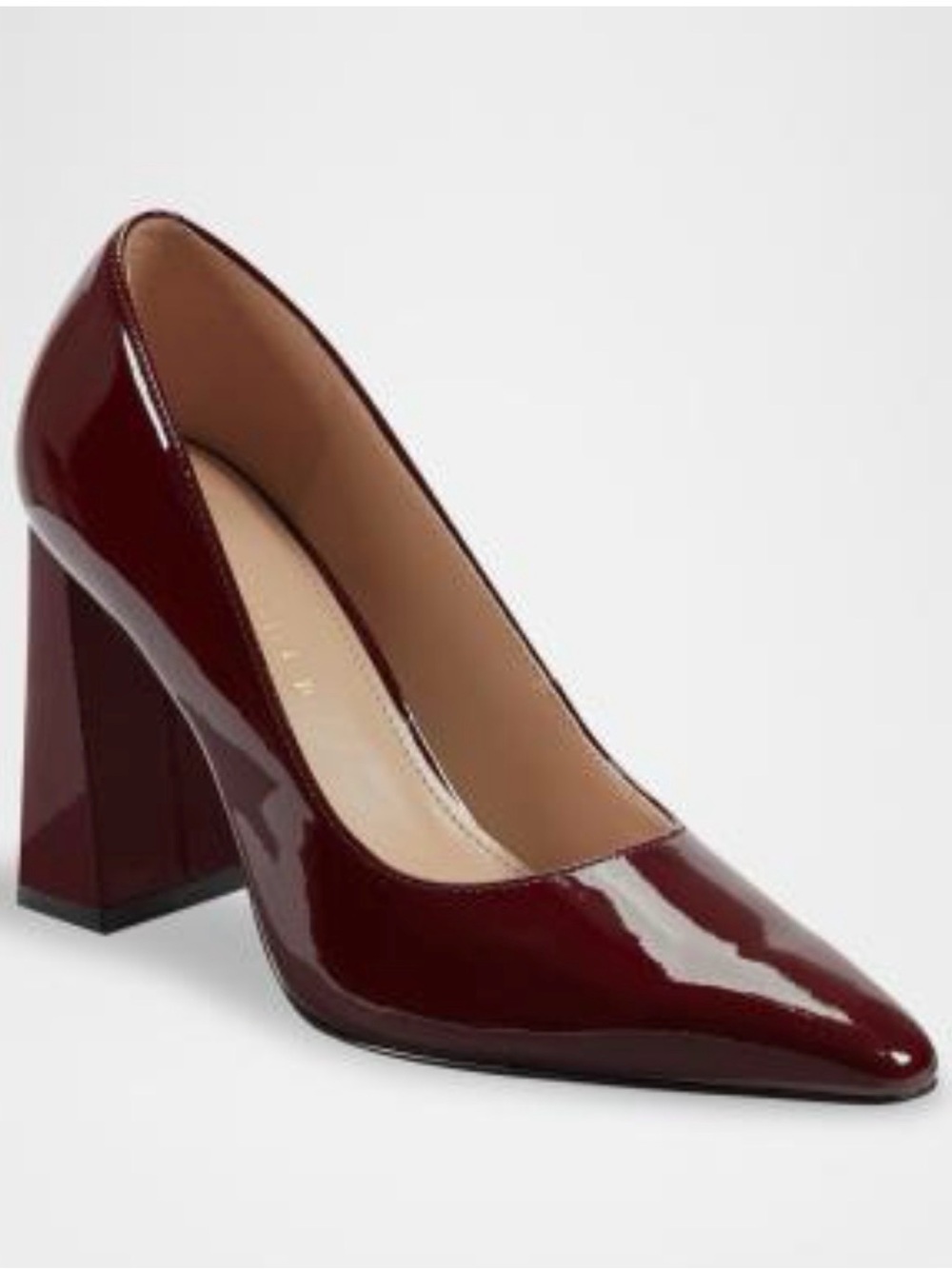 Banana Republic Women's Pointed Patent Pumps in Deep Burgundy